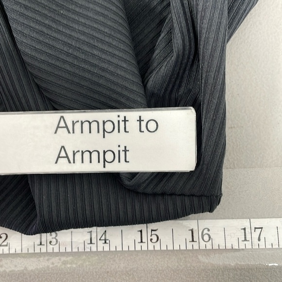 ASOS Bodysuit Women's 6 Black Long Sleeve V-Neck Stretch One-Piece - Picture 13 of 15